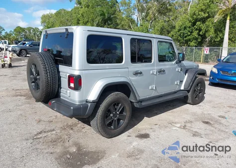 2023 Jeep Wrangler 4-Door Sahara Altitude 4X4 from USA, damaged, VIN 1C4HJXENXPW665640